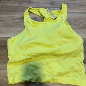 Lululemon Athletica Bright Yellow Tank Top